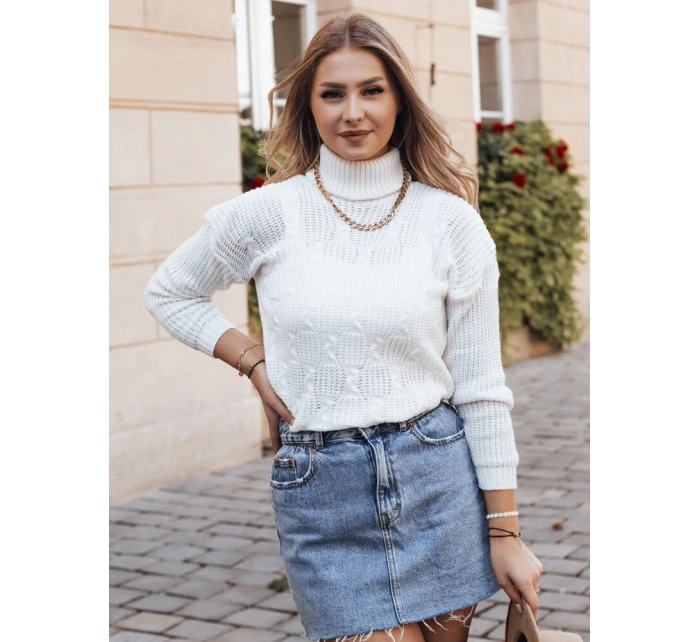 Dámský svetr ecru Dstreet model 21964138 - FashionStreet