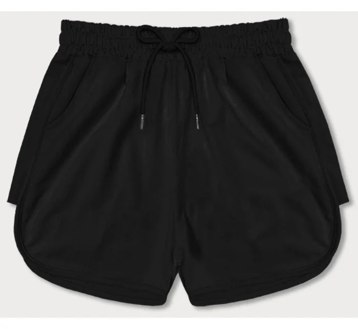 Černé dámské sportovní šortky (8K951-3) Černé dámské sportovní šortky (8K951-3)