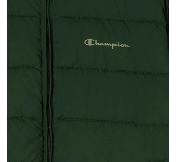 Pánská bunda s kapucí zelená pánské model 21813678 - CHAMPION Pánská bunda s kapucí zelená pánské model 21813678 - CHAMPION