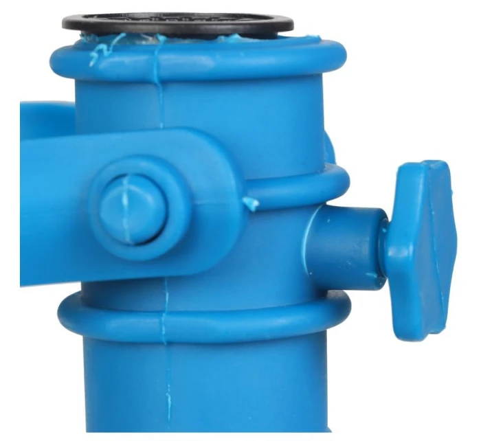 PLASTOVÁ ZÁKLADNA DEŠTNÍKU ŠROUBOVACÍ MODRÁ