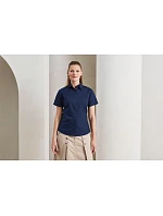 PR 302 Popelínová halenka s krátkým rukávem model 22482794 red - Premier PR 302 Popelínová halenka s krátkým rukávem model 22482794 red - Premier