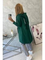 Světle zelená bunda s potiskem Světle zelená bunda s potiskem