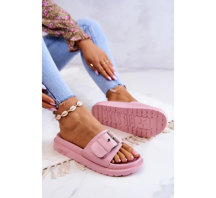 Klasické pantofle Big Star Růžová model 21579639 - Big Star Shoes