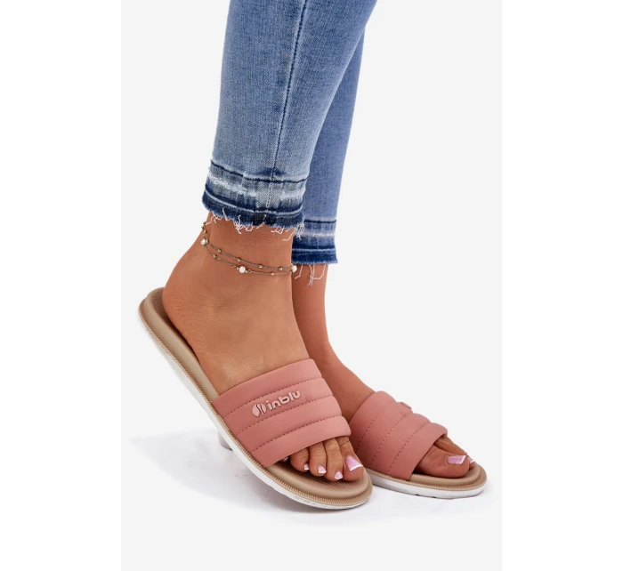 Dámské pantofle model 21698030 Růžové - Inblu