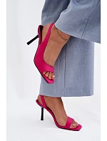 Dámské sandály na podpatku fuchsiová model 22039885 - Boto