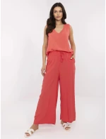 Kalhoty D73761M62237B coral