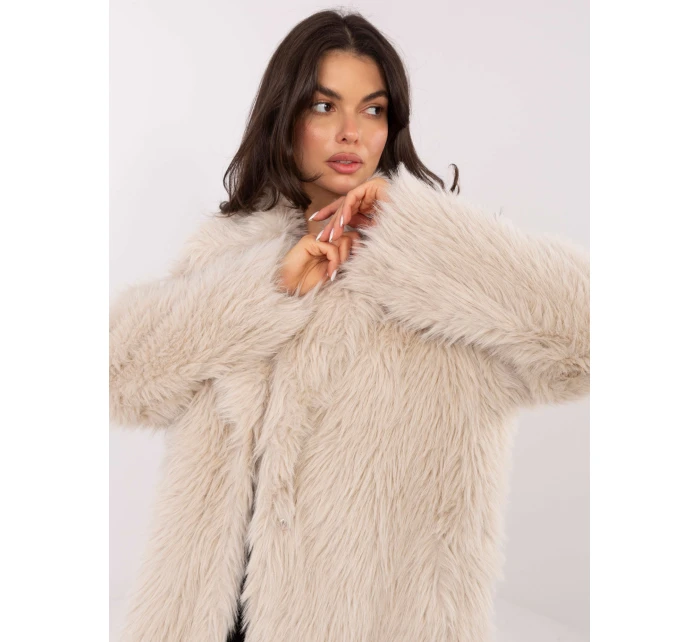 Płaszcz PL jasny beżowy model 21749923 - FPrice