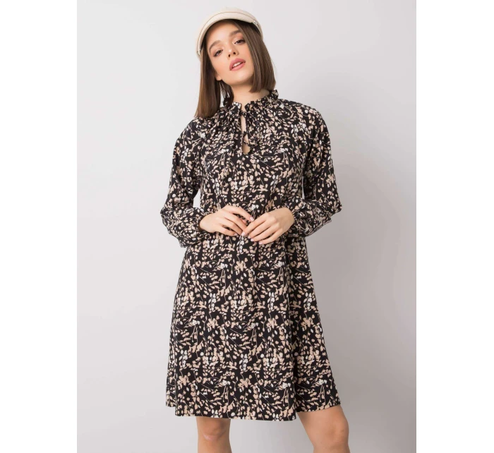 Šaty WN SK R819 1.17 černá a béžová