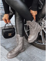 Dámské šedé kozačky  model 21972041 - Dstreet