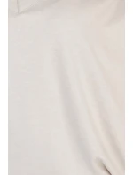 Béžové teplé dámské netopýří šaty s výstřihem model 20614722 - numoco Béžové teplé dámské netopýří šaty s výstřihem model 20614722 - numoco