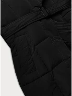 Černá dámská zimní bunda s ozdobnými model 21248124 - Banna