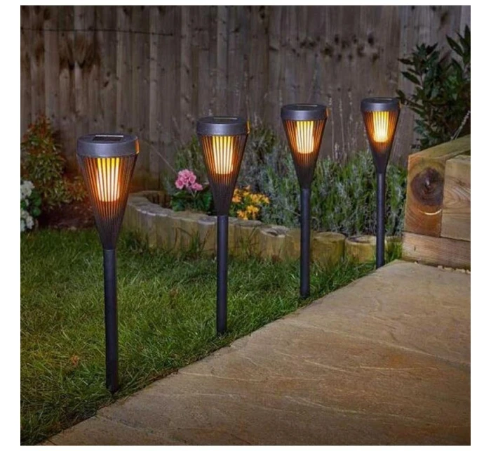 SOLÁRNÍ SVÍTILNA 2V1 S EFEKTEM PLAMENE 12 VEDLA SOLÁRNÍ SVÍTILNA 2V1 S EFEKTEM PLAMENE 12 VEDLA