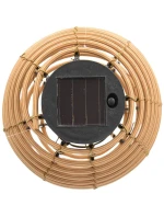 SOLÁRNÍ KULOVÁ LAMPA RATAN HNĚDÁ PROGARDEN