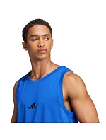 Pánské tričko adidas Essentials Small Logo Tank modré JE8978 pánské Pánské tričko adidas Essentials Small Logo Tank modré JE8978 pánské