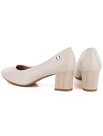 Sergio béžové dámské lodičky na jehlovém podpatku model 22097198 - LEONE Sergio béžové dámské lodičky na jehlovém podpatku model 22097198 - LEONE