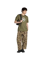Pánské tričko adidas Camo v olivové barvě KC7164