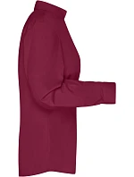 JN 641 Popelínová business halenka s dlouhým rukávem model 22487471 wine - Daiber JN 641 Popelínová business halenka s dlouhým rukávem model 22487471 wine - Daiber