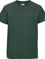 Russell Athletic 180B Dětské tričko z těžké bavlny "Authentic" 10.180B bottle green
