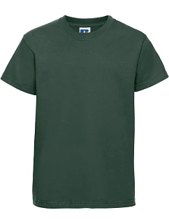 Russell Athletic 180B Dětské tričko z těžké bavlny "Authentic" 10.180B bottle green