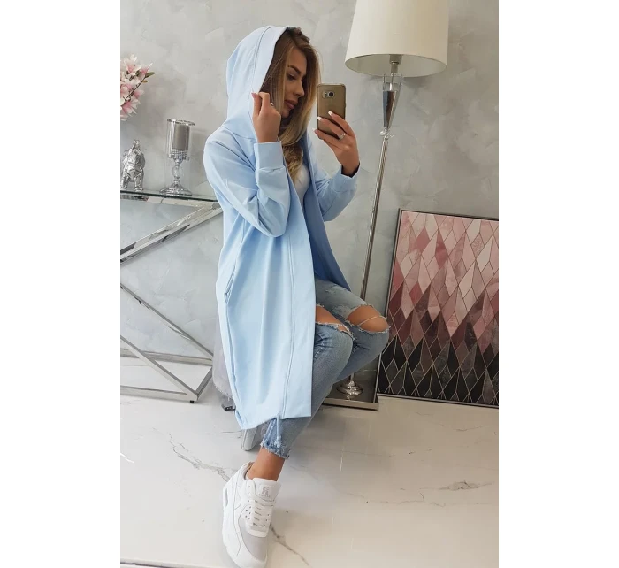 Modrá bunda s potiskem Modrá bunda s potiskem