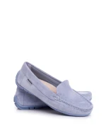 Dámské Semišové Mokasíny Modré model 21527870 - EVENTO