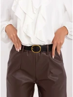 Spodnie IT SP model 21441085 ciemny brązowy - FPrice Spodnie IT SP model 21441085 ciemny brązowy - FPrice