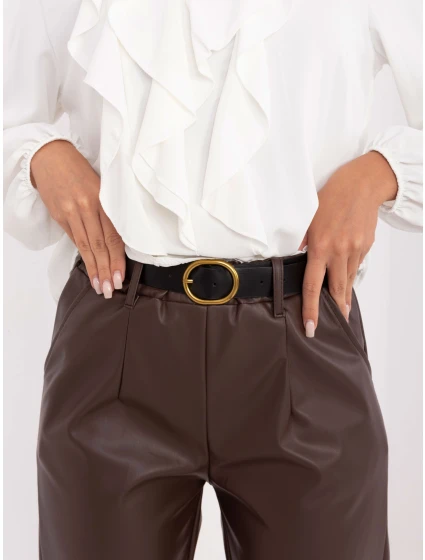 Spodnie IT SP model 21441085 ciemny brązowy - FPrice Spodnie IT SP model 21441085 ciemny brązowy - FPrice