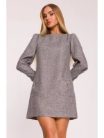 mini šaty grafitové model 21295876 - Moe