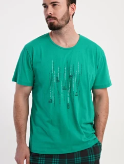 Pánské pyžamo šortky Tetris