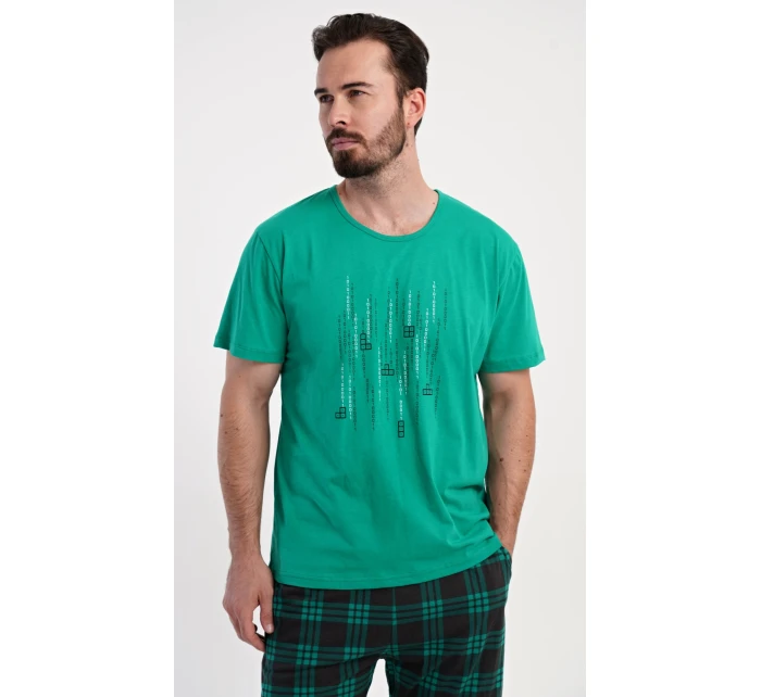 Pánské pyžamo šortky Tetris Pánské pyžamo šortky Tetris