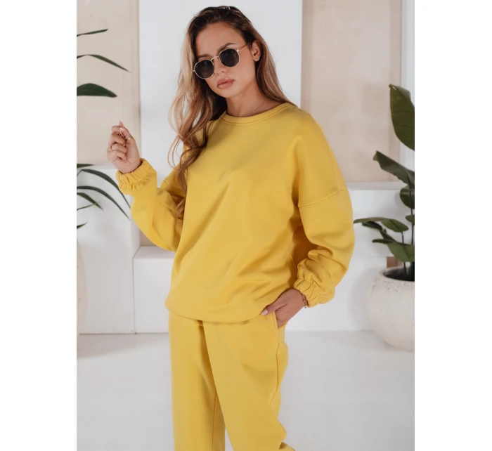Dámská tepláková souprava PREMIUM žlutá Dstreet model 21965892 - FashionStreet