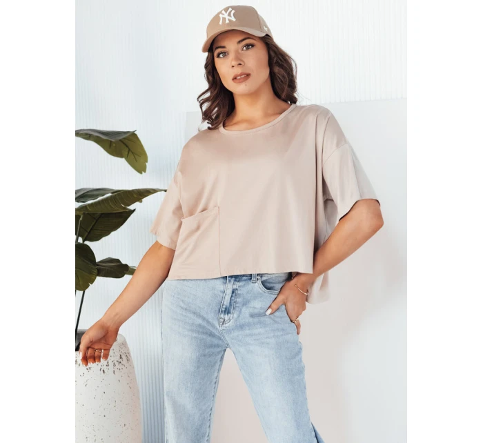 Dámská halenka béžová Dstreet model 21976242 - FashionStreet