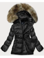 PIKOWANA PRZEJŚCIOWA KURTKA DAMSKA CZARNA model 21245596 - Glakate