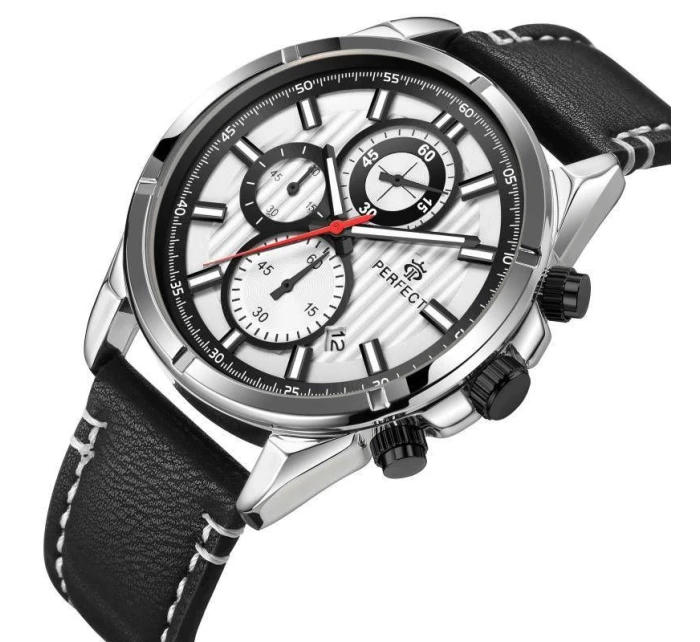 Pánské hodinky + krabička model 21804885 - PERFECT Pánské hodinky + krabička model 21804885 - PERFECT