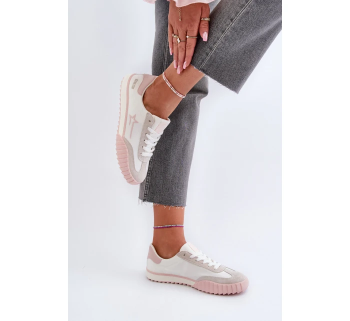 Nízké dámské tenisky Big Star NN274868 růžové Nízké dámské tenisky Big Star NN274868 růžové