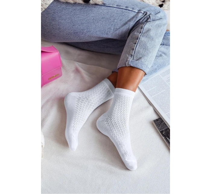 Dámské Punčochy Ažurové CC Ecru Dámské Punčochy Ažurové CC Ecru