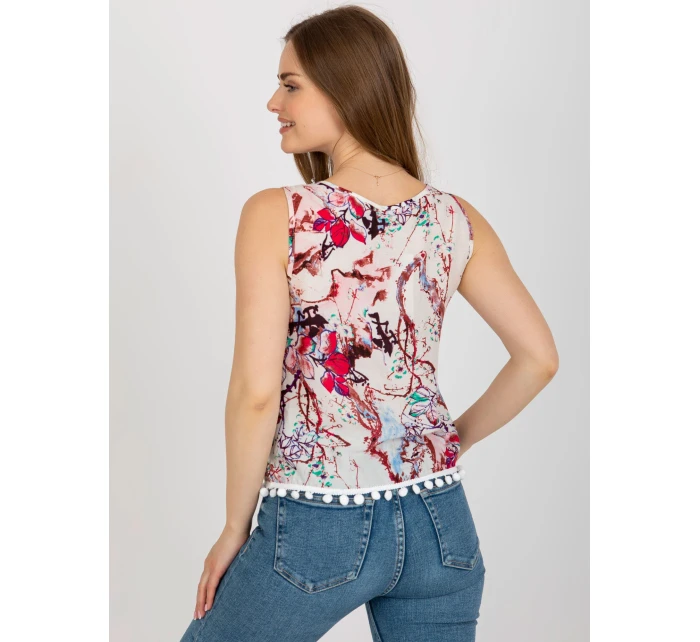 Halenka AT BZ 2202B.70 bílé a růžové