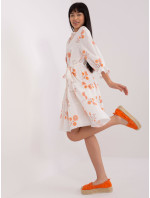 Sukienka LK SK 509346.85 pomarańczowy