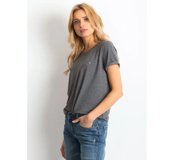 Tričko RV TS 4838.44P tmavě šedá Tričko RV TS 4838.44P tmavě šedá