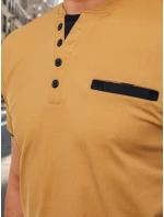 Pánská polokošile ala khaki Dstreet RX5632