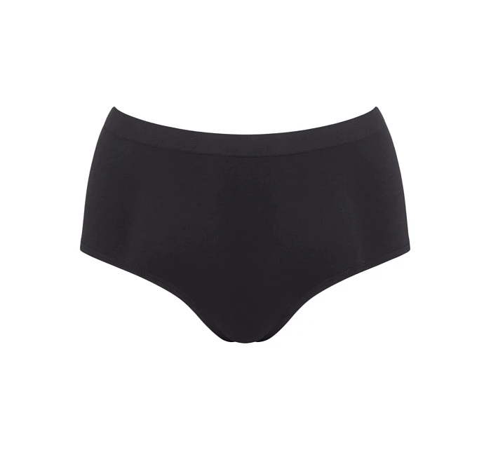 Dámské kalhotky GO Sense Highwaist 2P - BLACK - černé 0004 - SLOGGI Dámské kalhotky GO Sense Highwaist 2P - BLACK - černé 0004 - SLOGGI