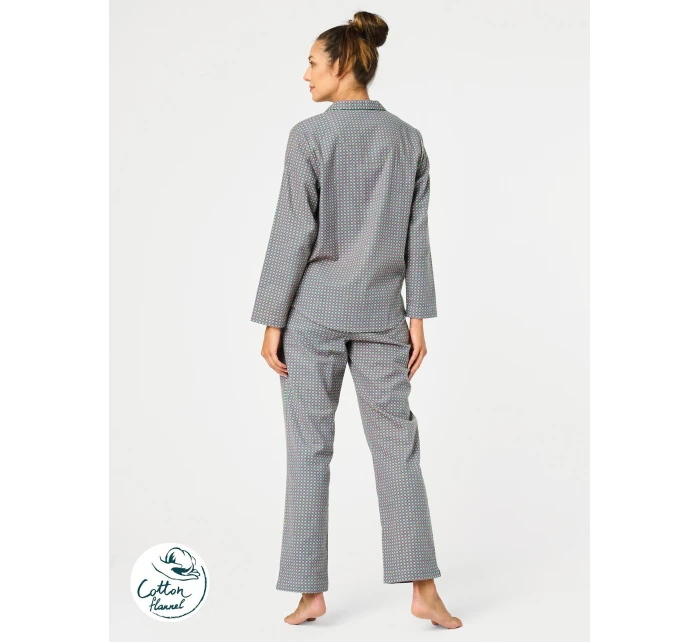 Pyžamo LNS model 21291821 B25 long/r SXL dámské rozepínací - Key