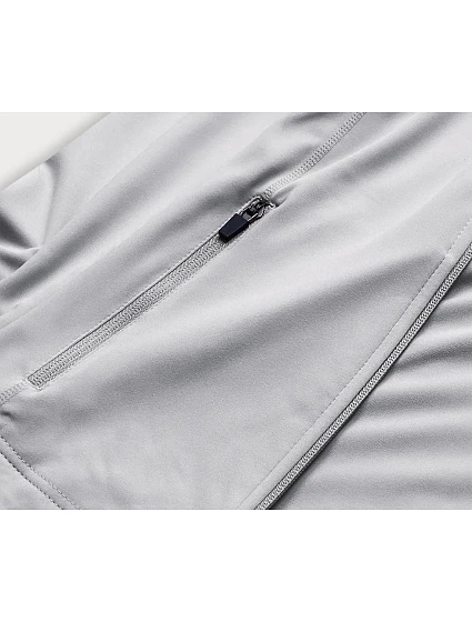 Šedá vypasovaná dámská mikina model 17392219 - J.STYLE