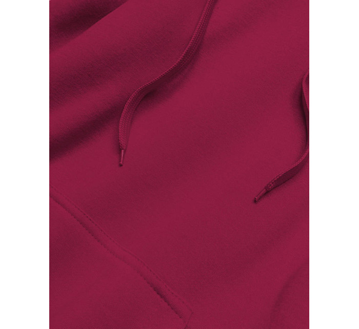 Dámská klokaní mikina ve vínové bordó barvě (YS10003-21)