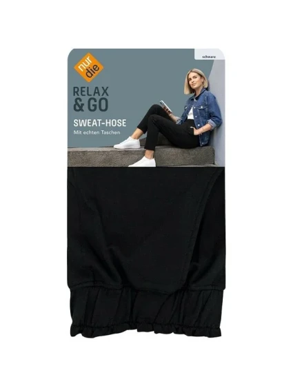 Moderní sportovní kalhoty PANTS černá model 18413070 - NUR DIE Moderní sportovní kalhoty PANTS černá model 18413070 - NUR DIE