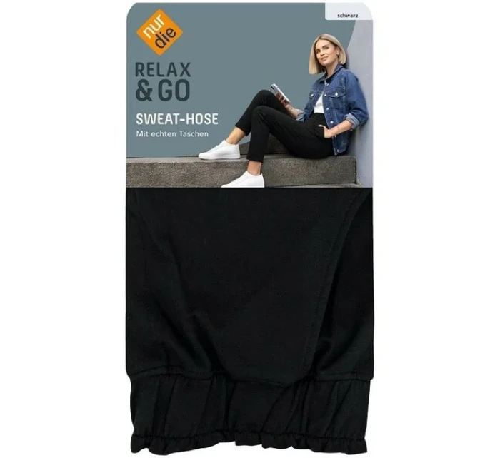Moderní sportovní kalhoty PANTS černá model 18413070 - NUR DIE Moderní sportovní kalhoty PANTS černá model 18413070 - NUR DIE