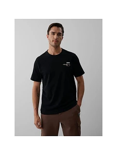 T-shirt regular z nadrukiem męski 4F 4FKAW26TTSHM4477-20S