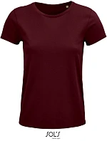 SOL'S Crusader Women Dámské tričko z bio bavlny 25.3581 burgundy SOL'S Crusader Women Dámské tričko z bio bavlny 25.3581 burgundy