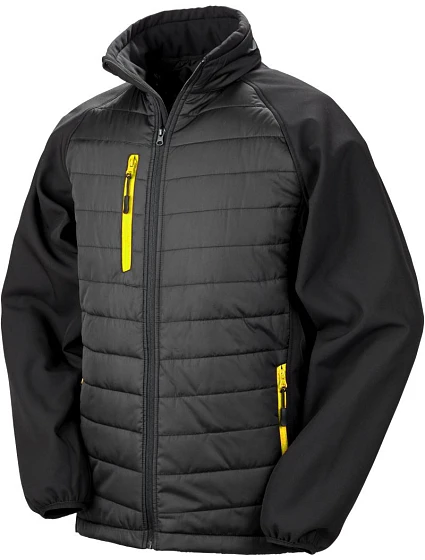 Result R 237X Hybridní bunda "Compass" 30.237X black/yellow Result R 237X Hybridní bunda "Compass" 30.237X black/yellow