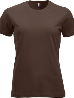 Clique New Classic-T Women Dámské tričko 67.9361 dark mocca